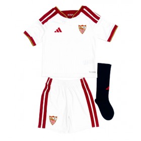 Dětské fotbalový komplet Sevilla Domácí košile 2026-27 Krátkým Rukávem